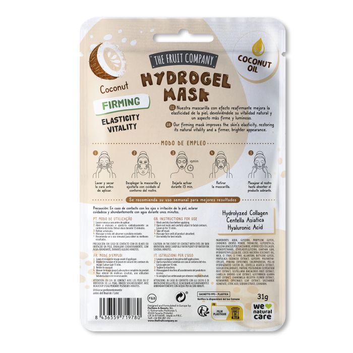Coconut Hydrogel Facial Mask - Firming