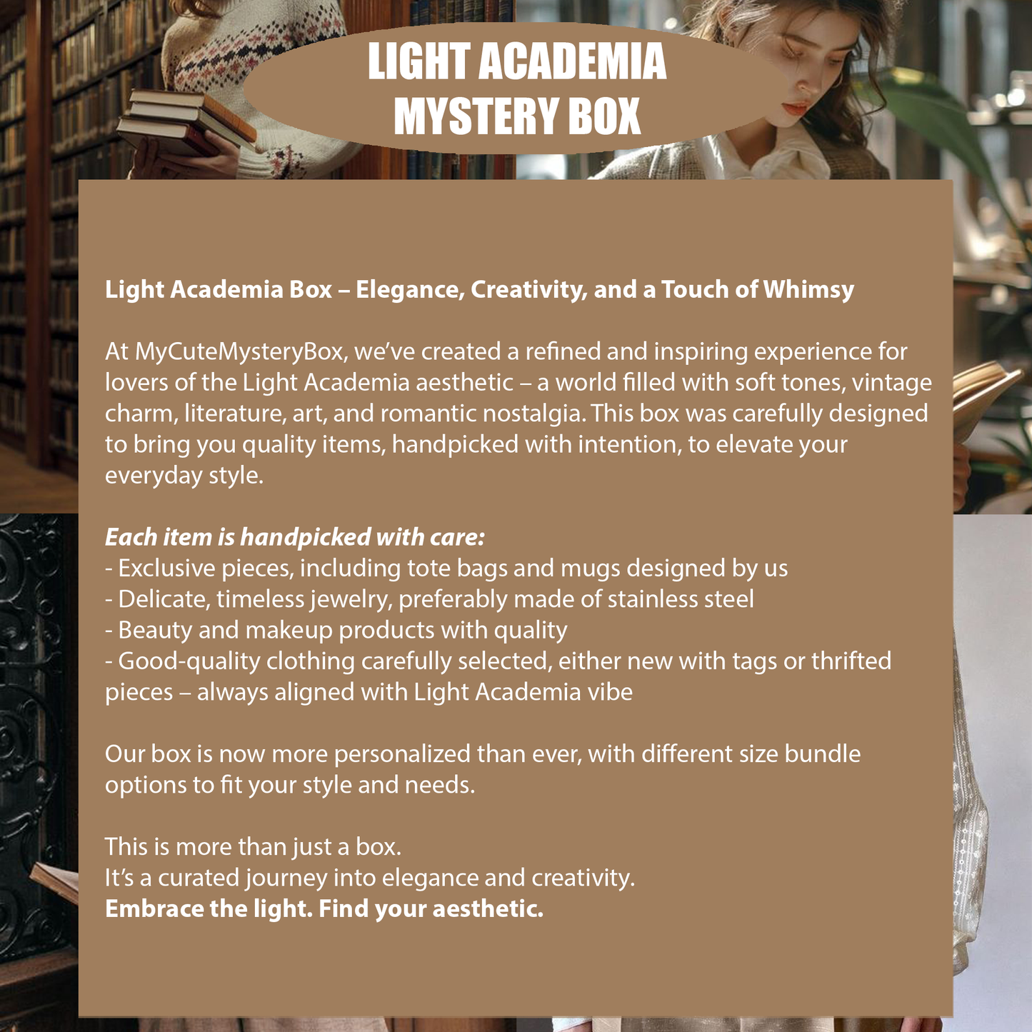 Light Academia Mystery Box