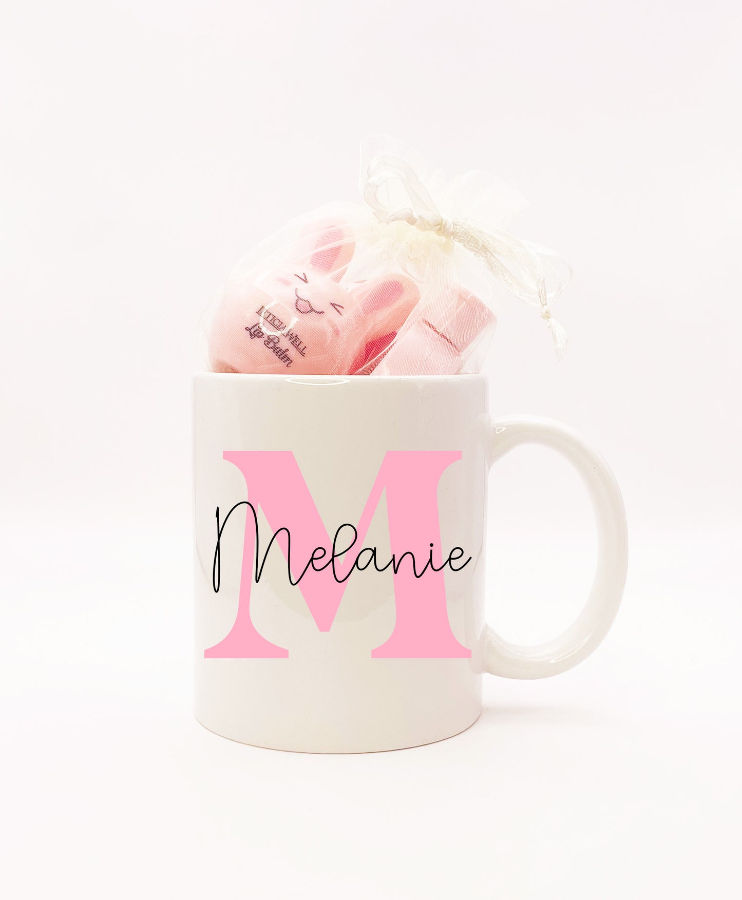 Personalized Mug with 7 Mystery Lipglosses