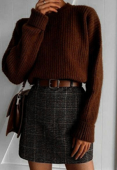 Dark Academia style mystery box containing clothes and accessories for a sophisticated, vintage-inspired look