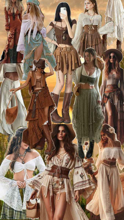 Boho Thrifted Clothes Bundle