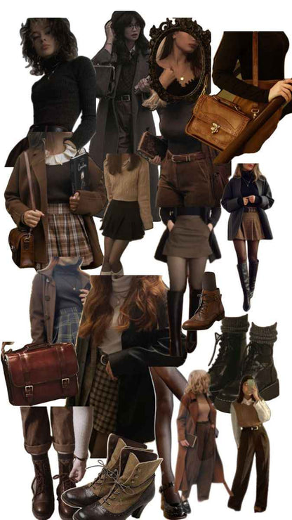 Dark Academia Thrifted Clothes Bundle