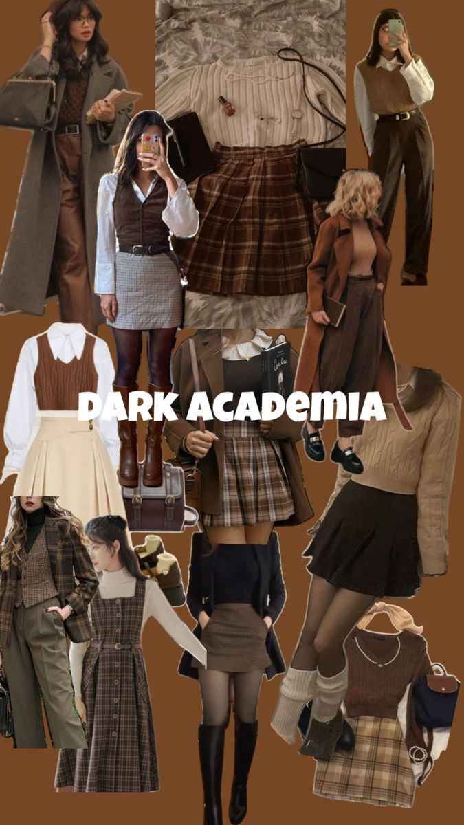 Dark Academia Thrifted Clothes Bundle