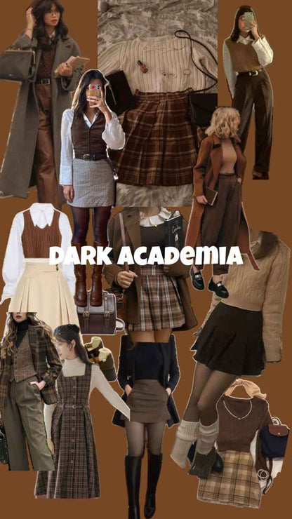 Dark Academia Thrifted Clothes Bundle