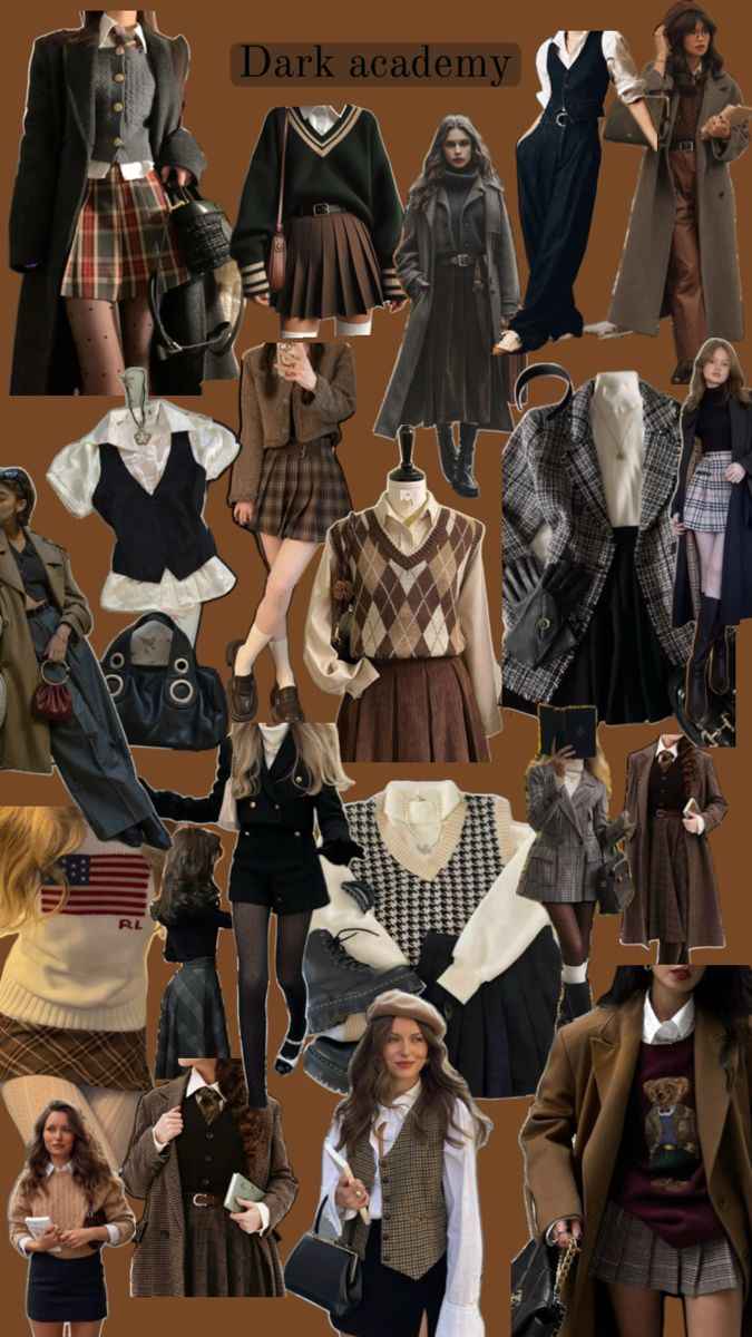 Dark Academia Thrifted Clothes Bundle