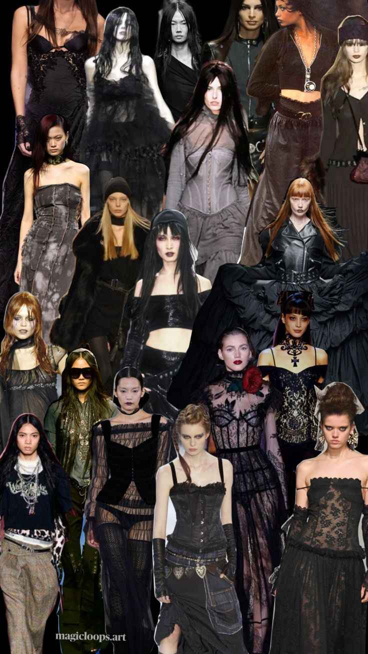 Gothic Thrifted Clothes Bundle