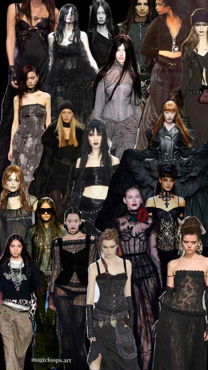 Gothic Thrifted Clothes Bundle