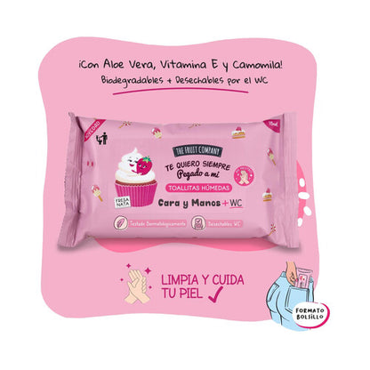 Strawberry & Cream Hands and Face Wipes