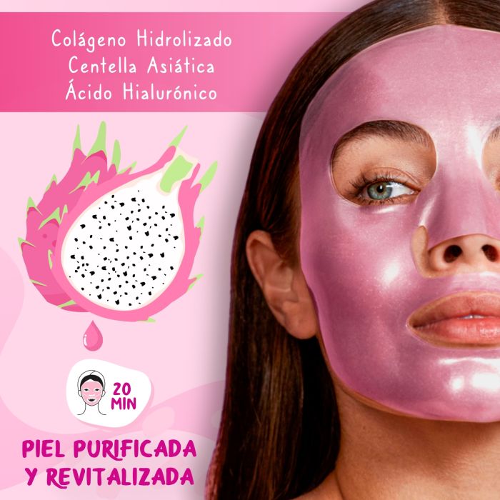 Dragon Fruit Hydrogel Facial Mask - Purifying