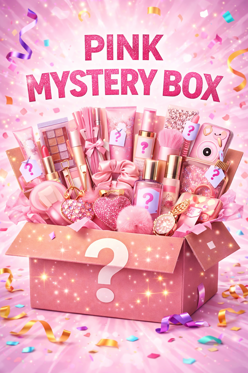 Pink Mystery Box - MyCuteMysteryBox