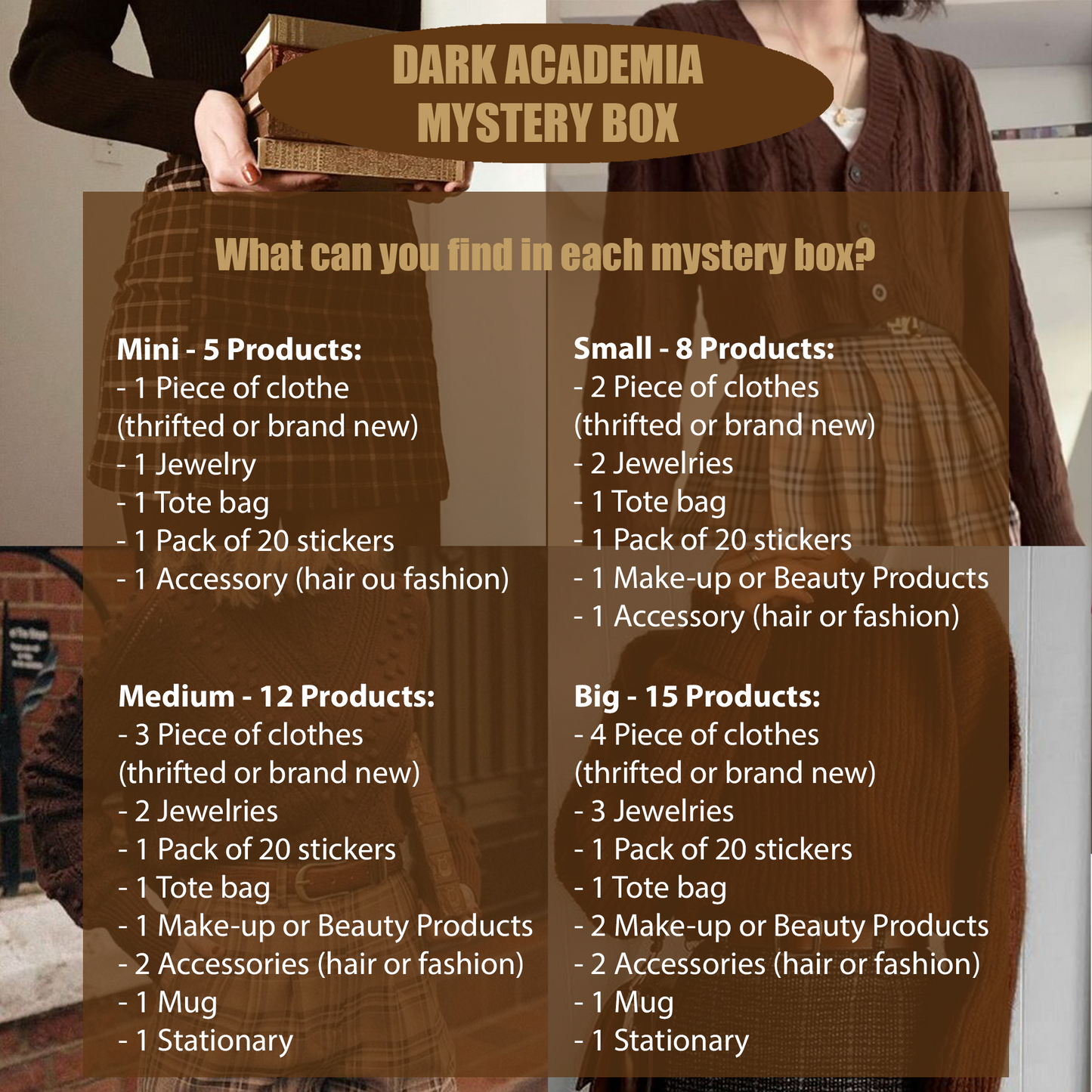 Dark Academia Mystery Box