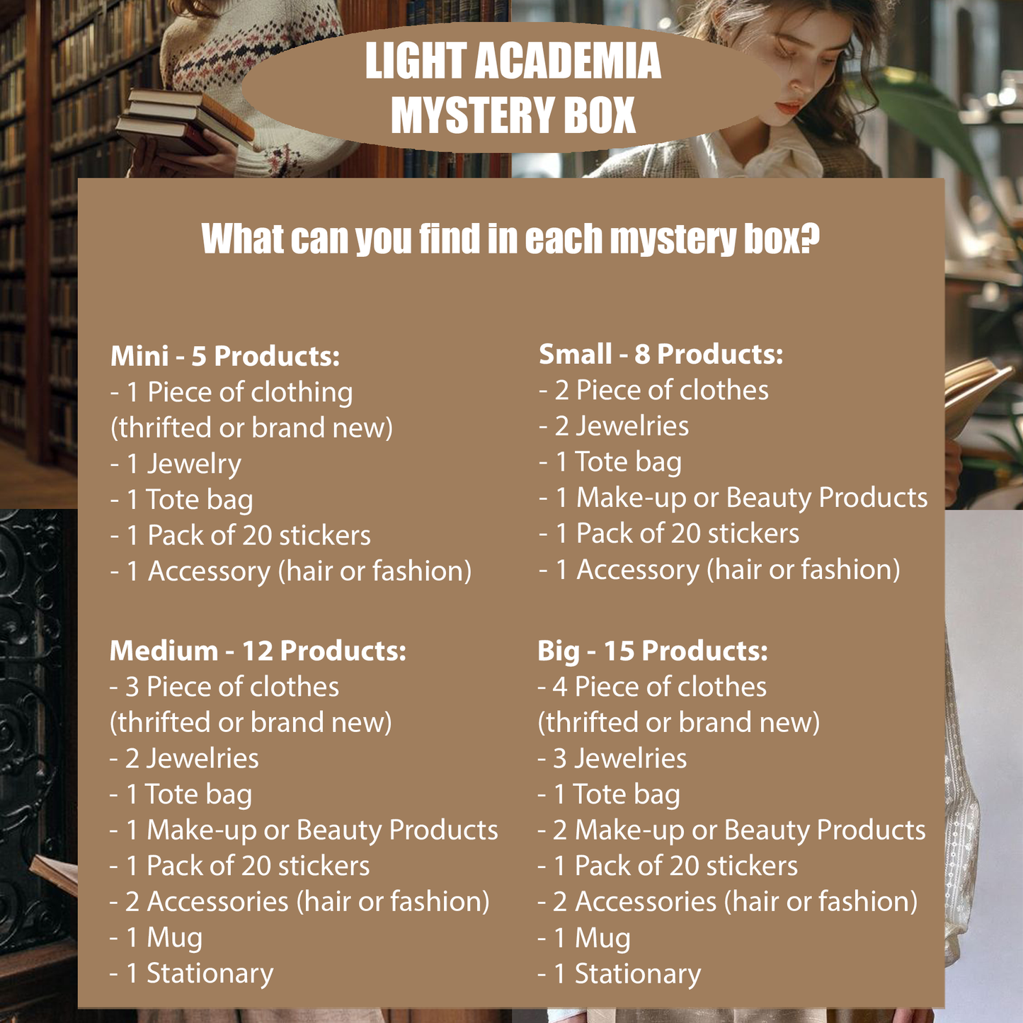 Light Academia Mystery Box