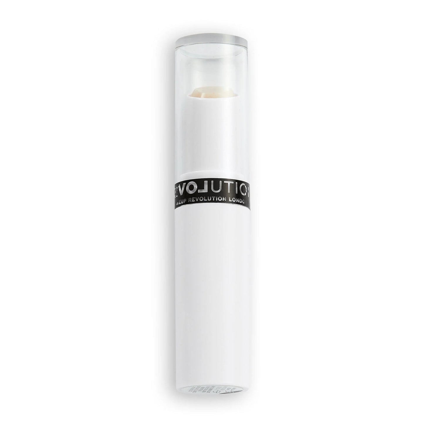 White cylindrical product with 'Revolution' branding on a white background