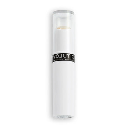White cylindrical product with 'Revolution' branding on a white background