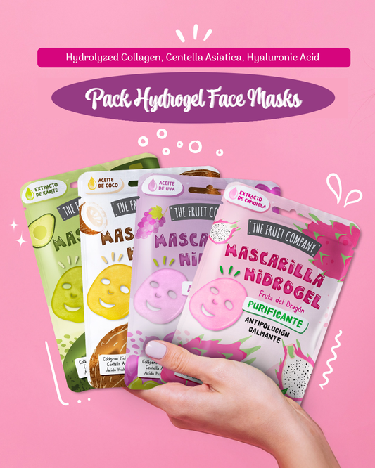 Hydrogel Face Mask Pack - The Fruit Company (4 masks)