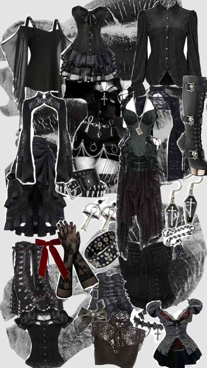 Gothic Thrifted Clothes Bundle