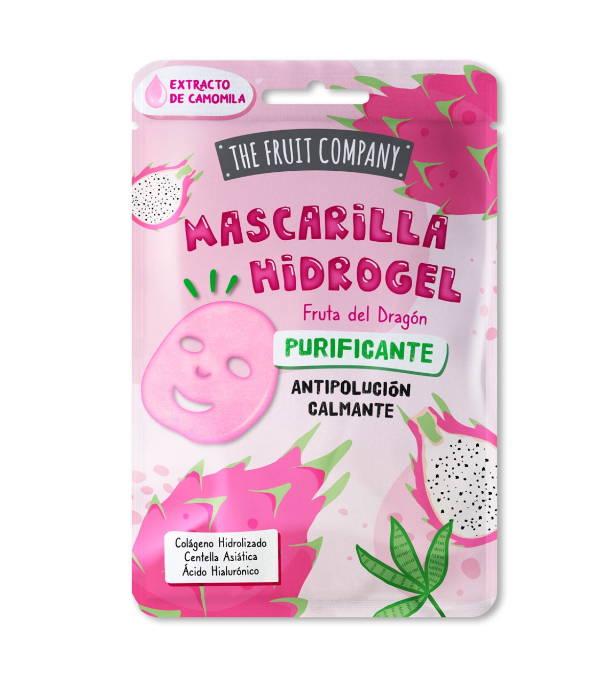 Dragon fruit hydrogel sheet mask with camomile extract 